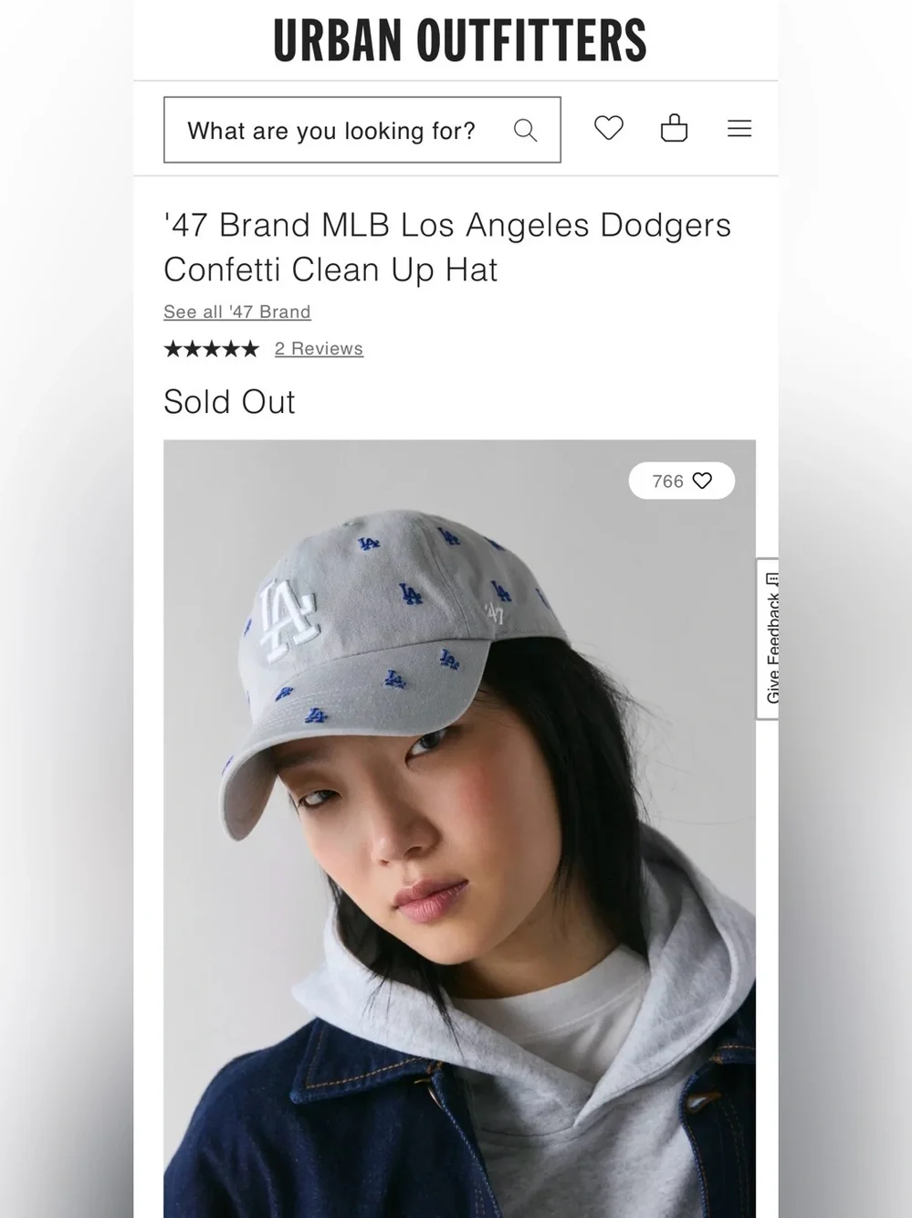 LA Dodgers ‘47 Brand Confetti Cap